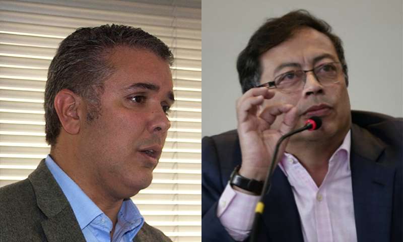 Los uribistas se creyeron ganadores y en la última encuesta de Datexco Gustavo Petro le respira en la nuca a Iván Duque