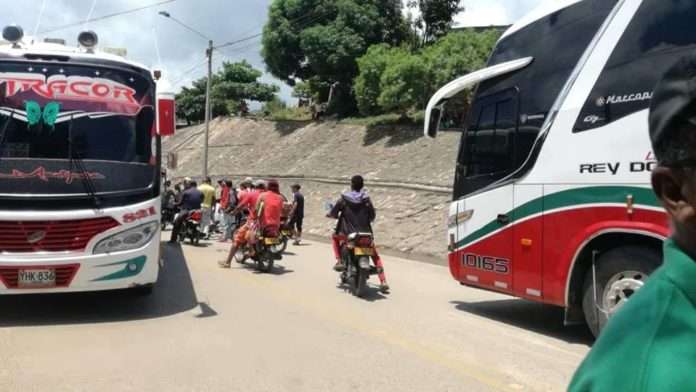 Choque entre buses dejó dos heridos en Lorica