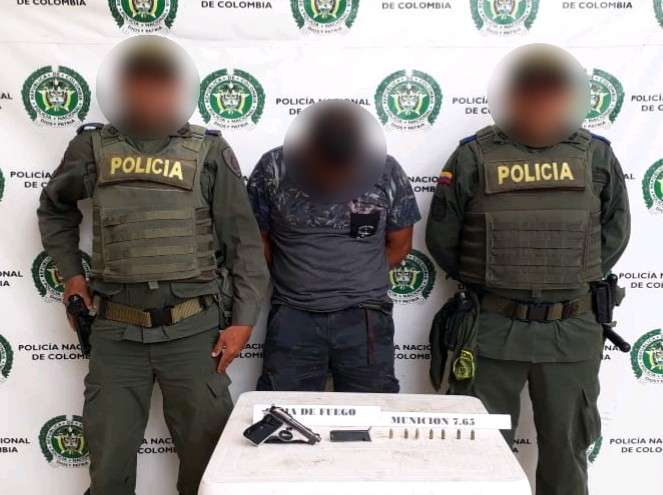 Lo capturaron por porte ilegal de armas de fuego en Planeta Rica