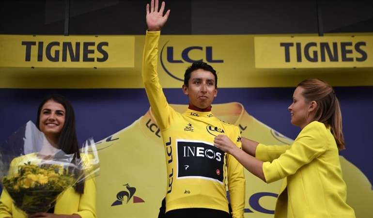 Un colombiano se sube a lo más alto del ciclismo mundial, Egan Bernal se coronó campeón virtual del Tour de Francia