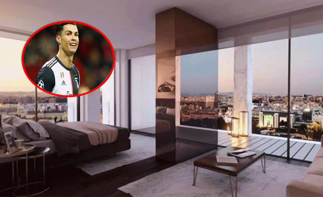 Como quitarle un pelo a un gato, Cristiano Ronaldo gastó más de 26 mil millones de pesos en su nueva casa