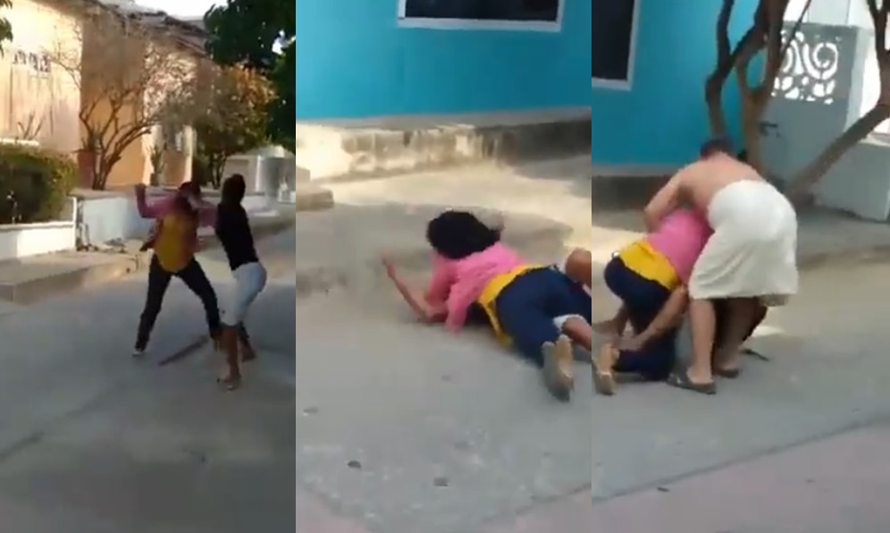 Por una mano de plátano, dos mujeres protagonizaron bochornosa pelea en Lorica