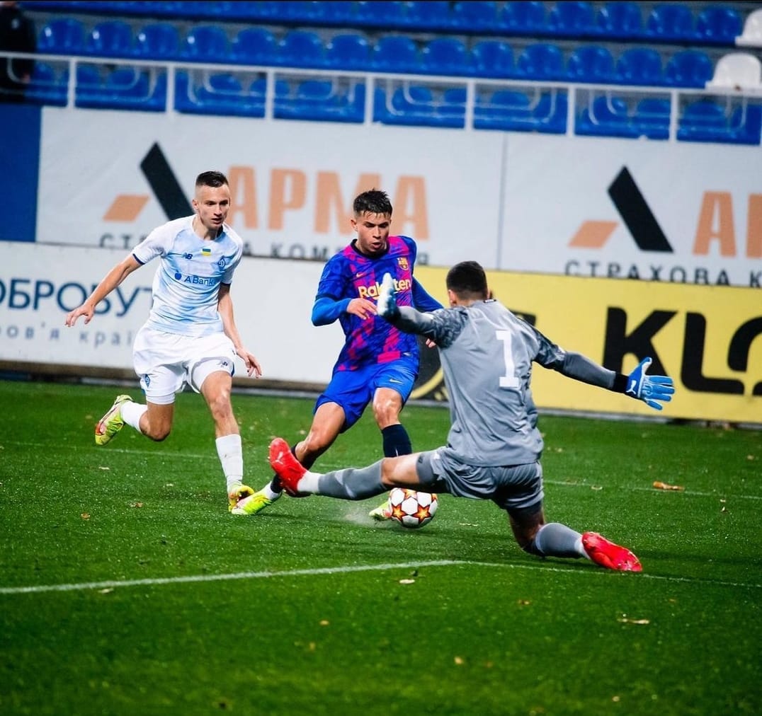 El monteriano Juanda Fuentes hizo gol, pero no pudo evitar la caída del Barcelona en la UEFA Youth League