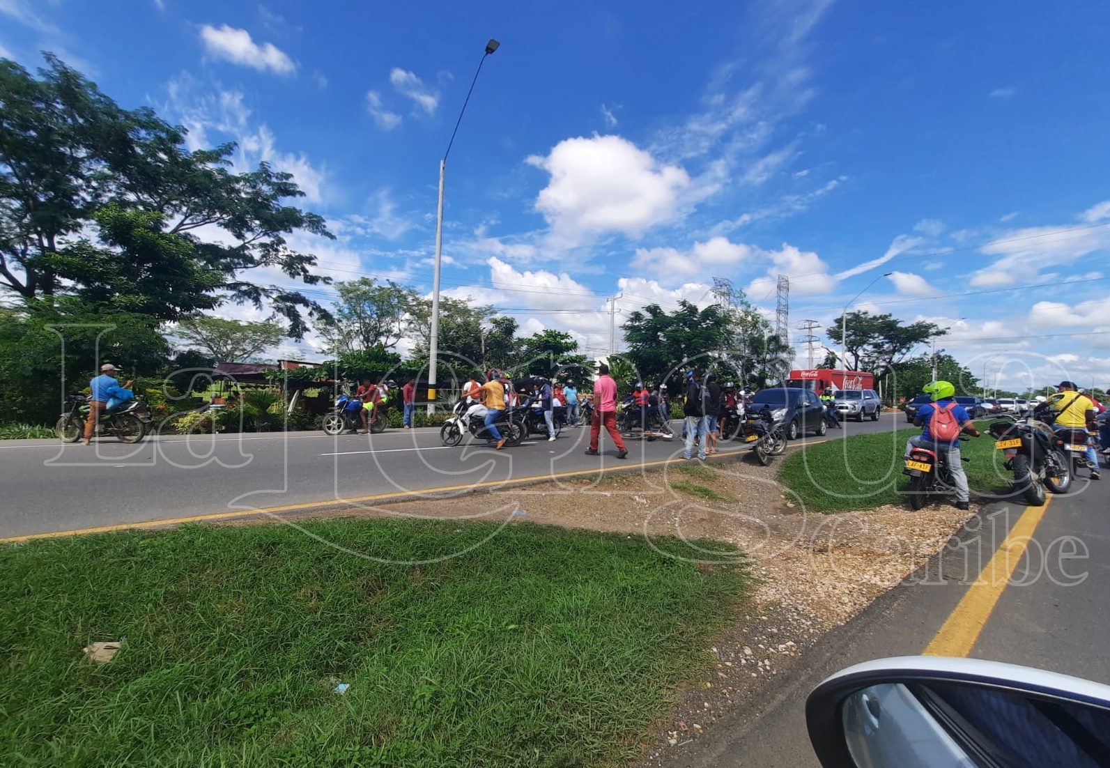 Accidente en el segundo anillo vial de Montería dejó un ciclista herido