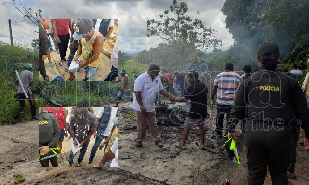 Comunidad levanta bloqueo hacia San José de Uré tras llegar a acuerdos