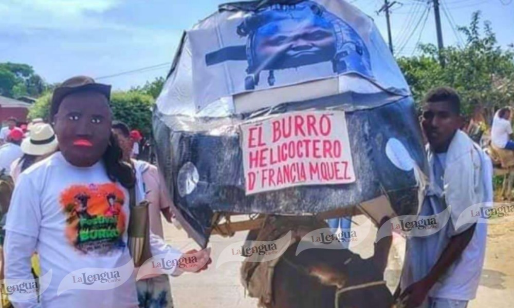 “El Burro Helicóptero de Francia Márquez” ganó el concurso del Festival del Burro