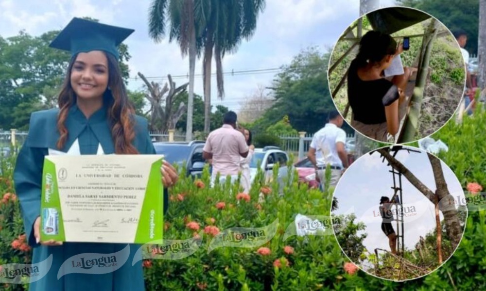 Se graduó Saray, la estudiante que se subía a un árbol de 8 metros para poder asistir a sus clases virtuales