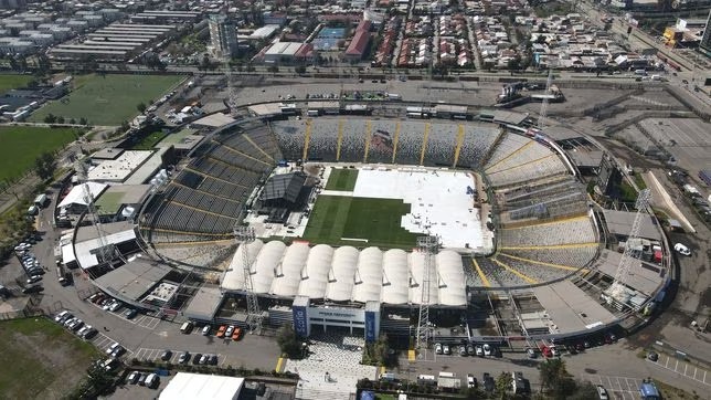 Preocupación por el estado de la cancha donde jugará Colombia contra Chile, parece un potrero