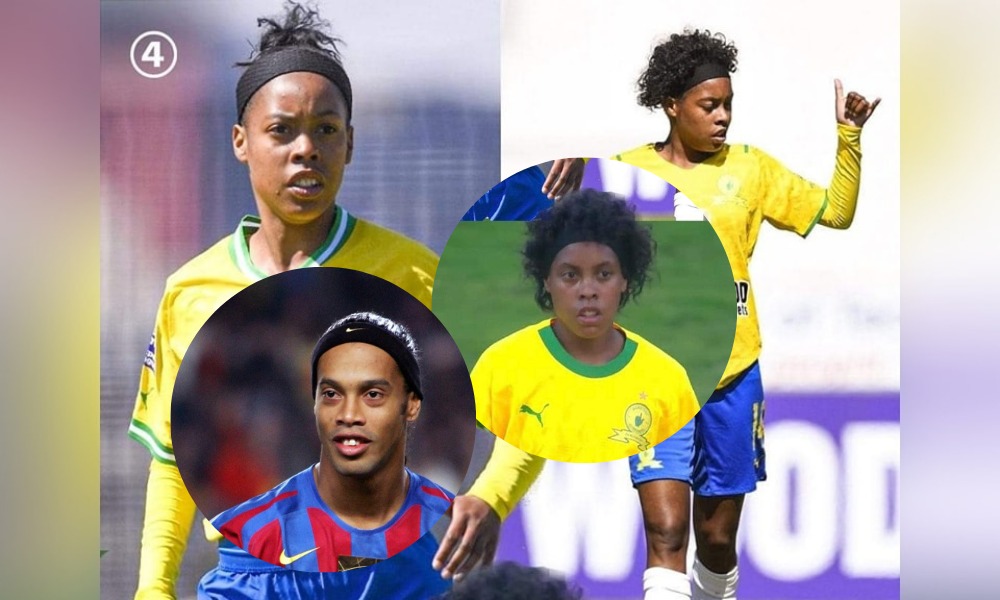 Le Apareci Hija A Ronaldinho Jugadora Sudafricana Se Hace Viral Por Su Parecido La Lengua