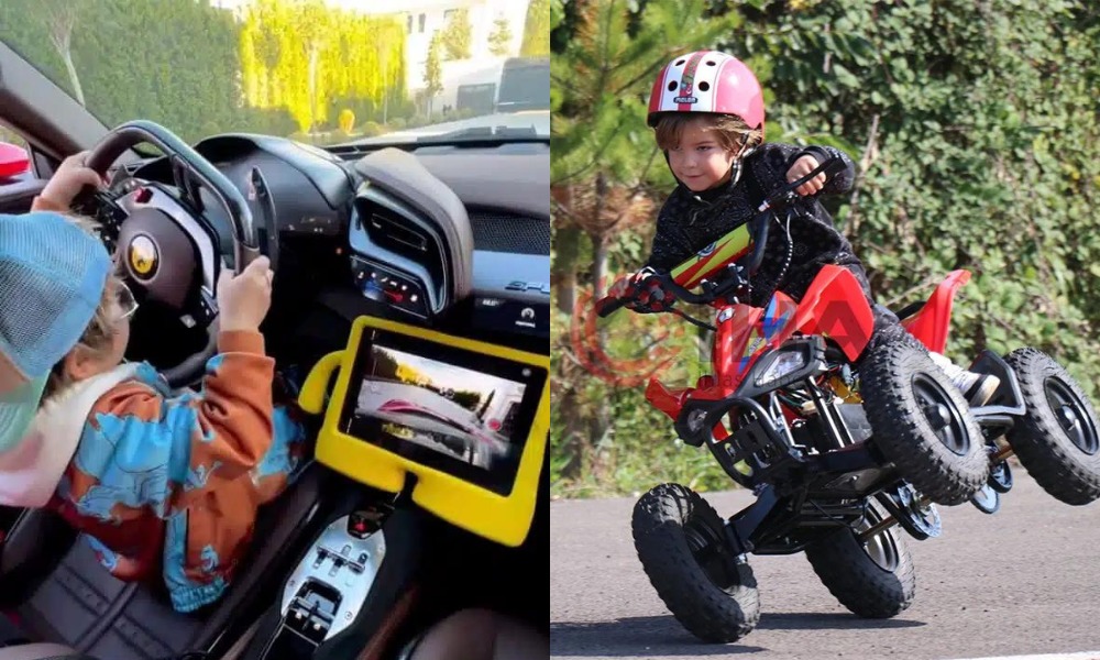 ¡Increíble! Niño de 4 años es un ‘crack’ manejando autos deportivos ¿Se lo permitiría a su hijo?