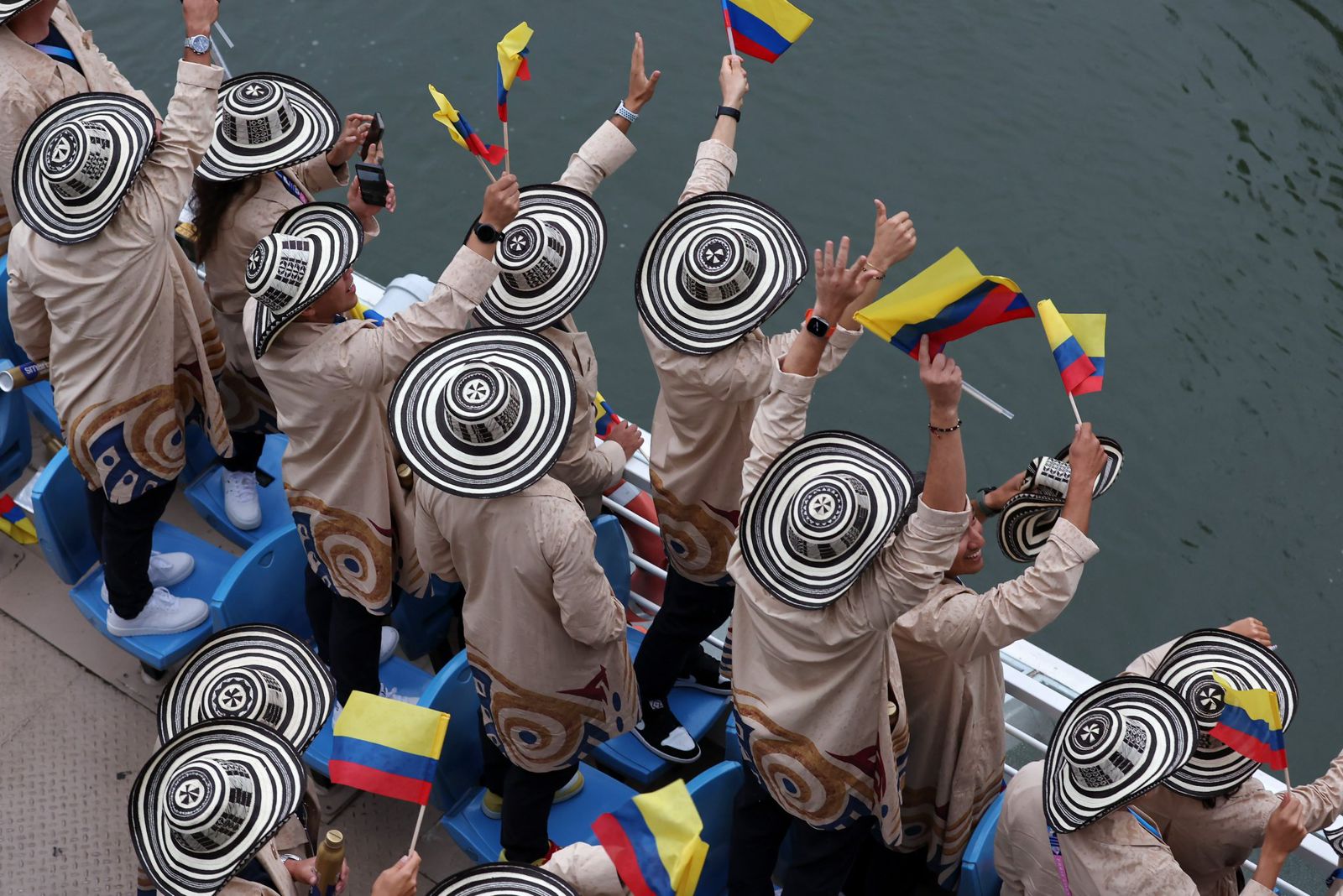 El sombrero vueltiao se robó el show en la inauguración de los Juegos Olímpicos de París