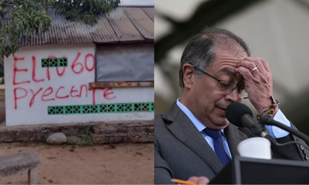 El ELN conmemora sus 60 años de existencia con banderas, grafitis y presencia en carreteras ¿Dónde está el Gobierno Petro?