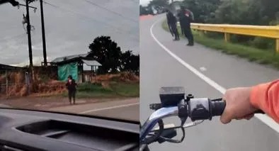 La guerrilla se sigue tomando el país: graban al ELN haciendo retenes en plena carretera, la gente tiene miedo