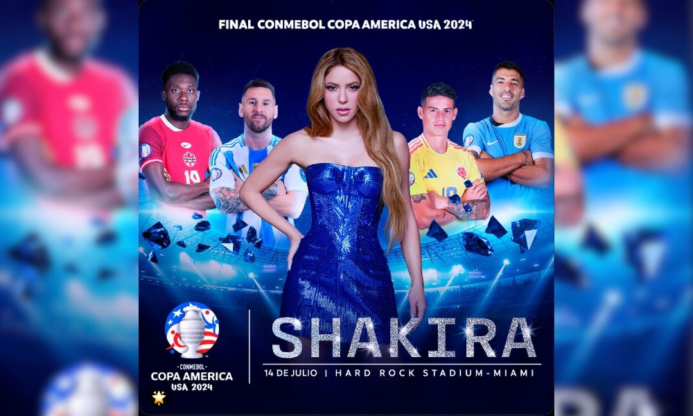 Es oficial: Shakira será la estrella del show principal en la final de la Copa América