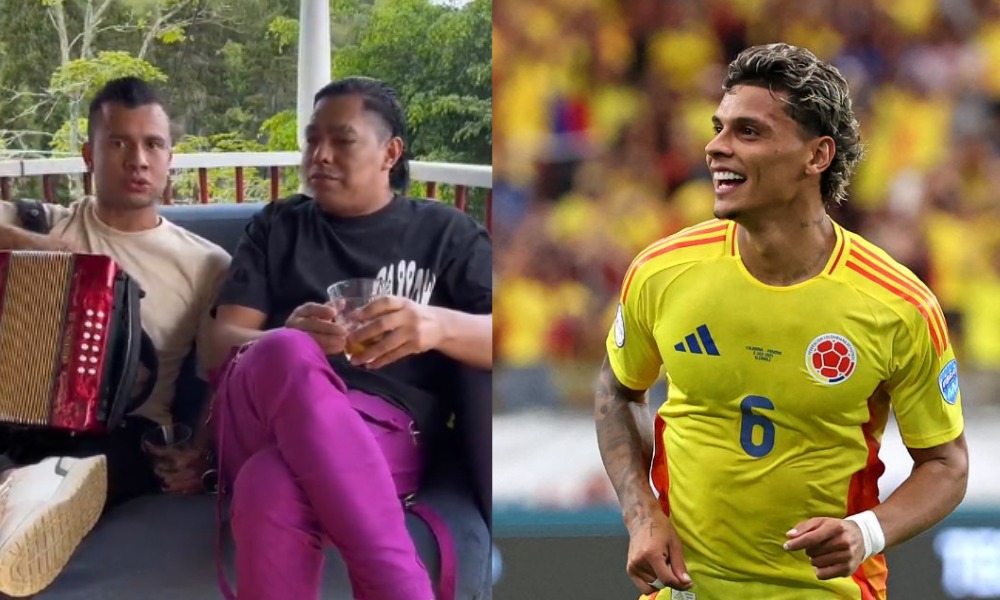 Artista vallenato le tocó una parranda a Richard Ríos y quedó encantado con la nobleza del ‘crack’ de la selección