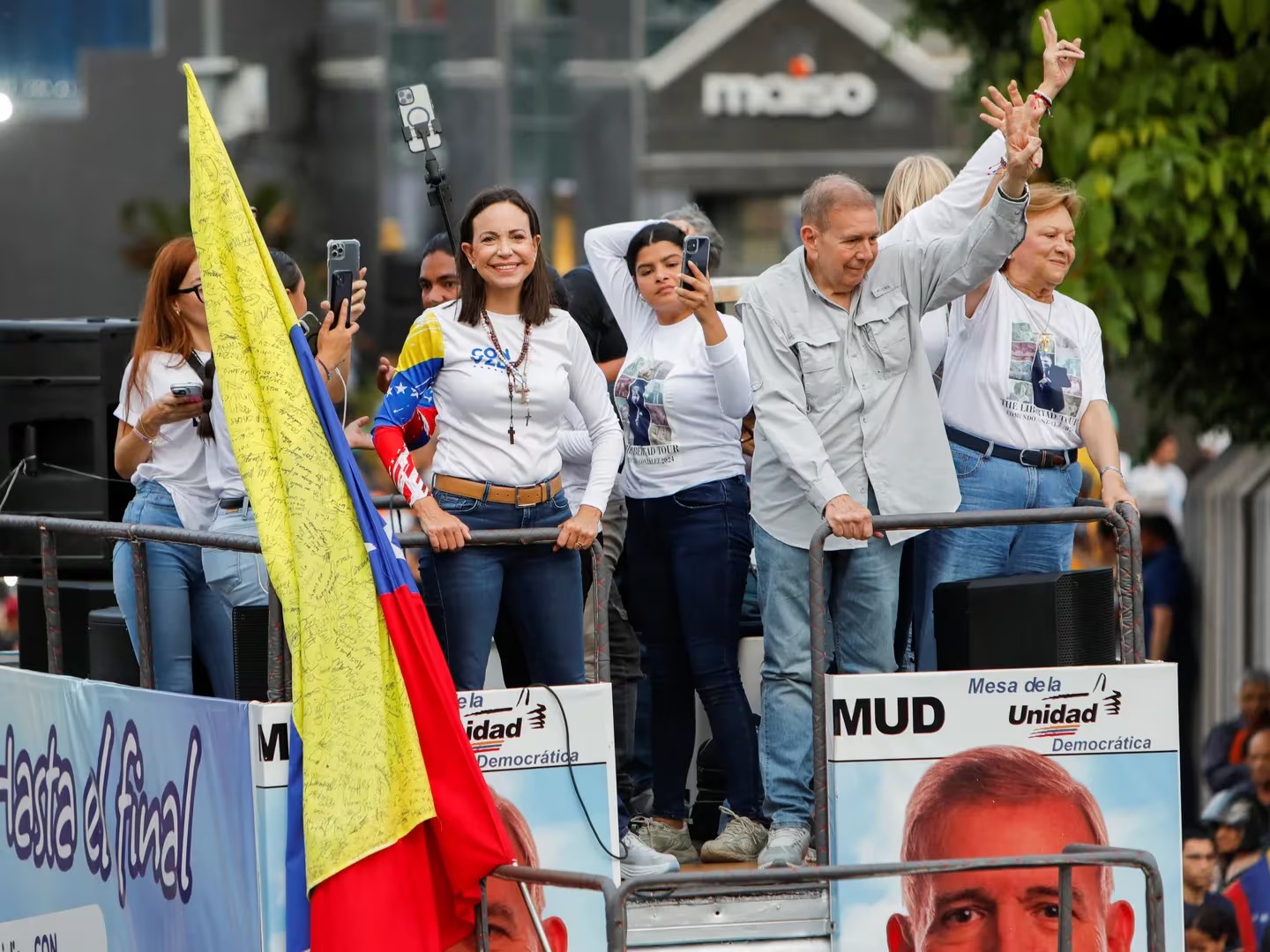 Venezolanos le dan la espalda al chavismo: cierre de campaña de Edmundo González y María Corina en Caracas quedará para la historia