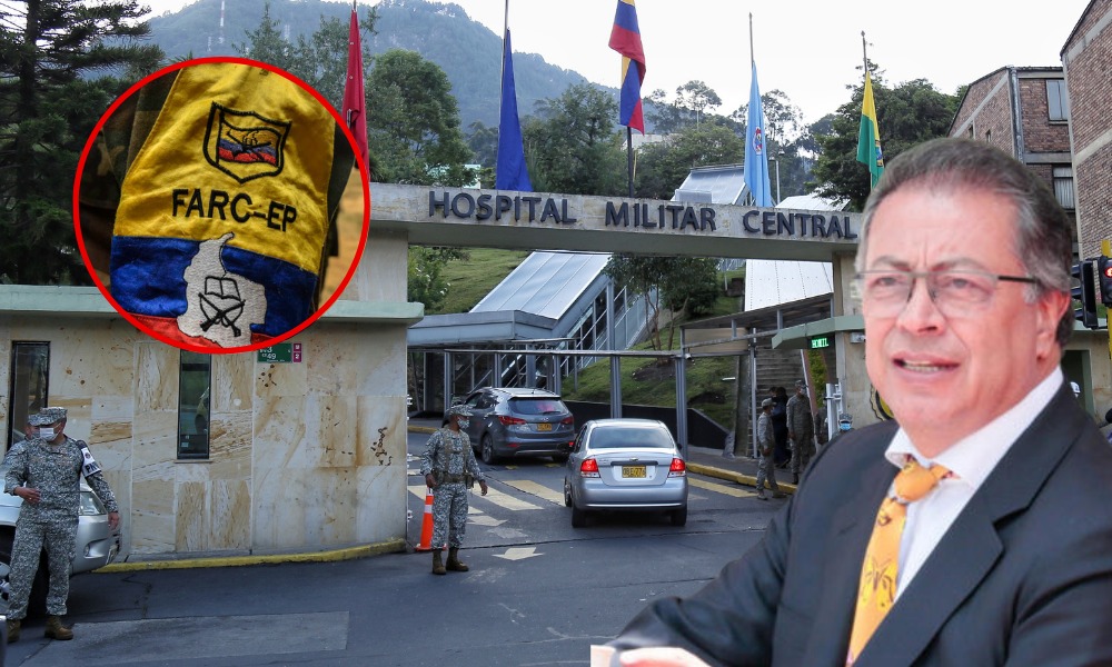 Veteranos dicen que atender a exguerrilleros de las FARC en el Hospital Militar es un capricho de Petro ¿Está de acuerdo?