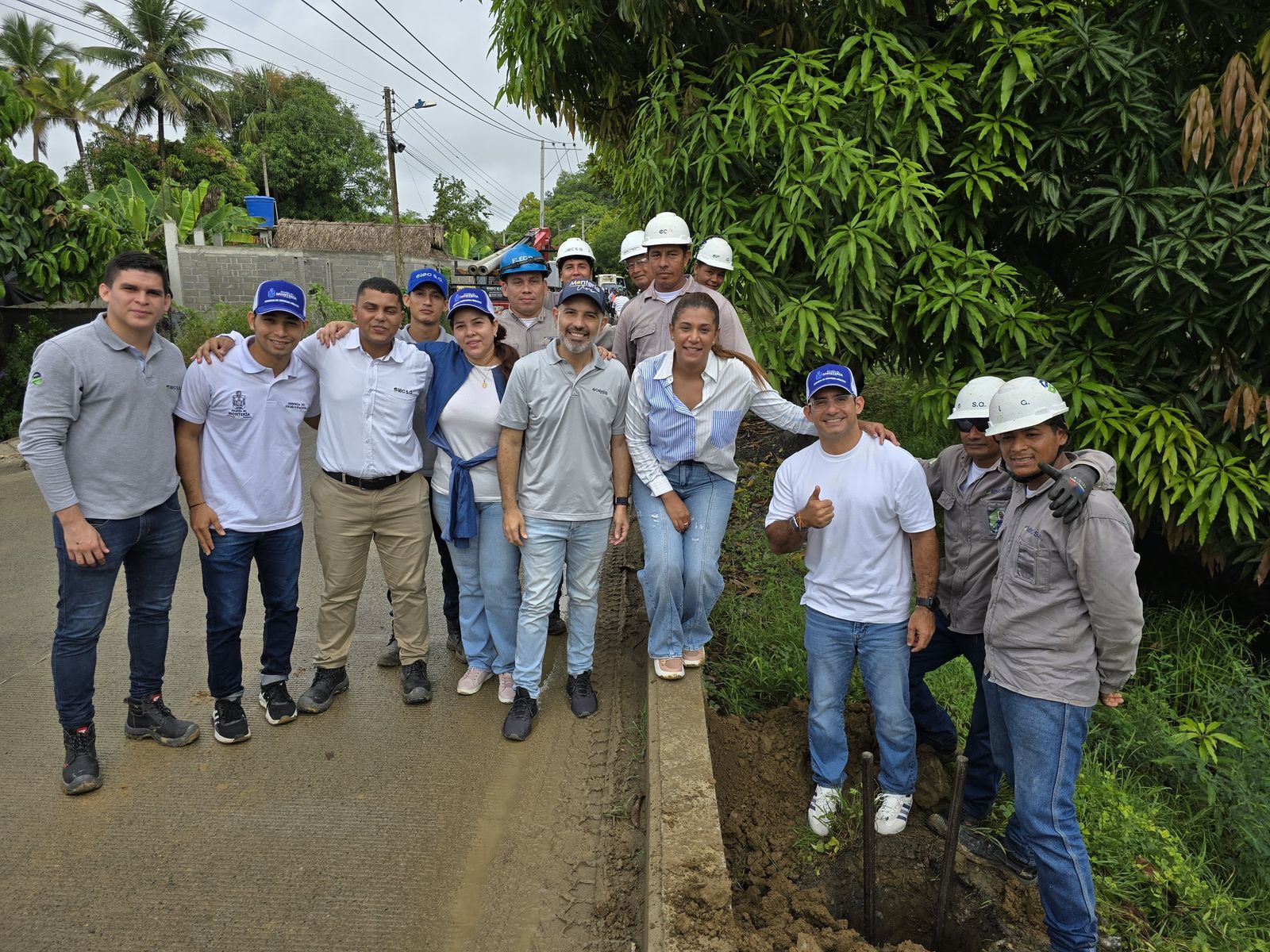 ¡Montería avanza! Iniciaron las obras de mejoramiento del alumbrado público en Aguas Negras, intervendrán 6 kilómetros