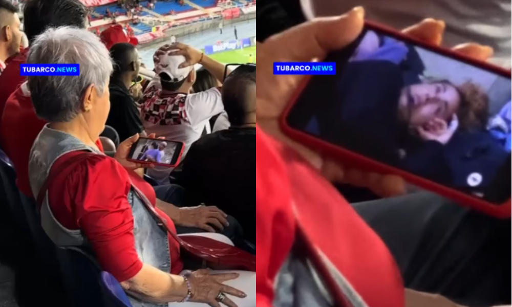 “Primero lo primero”, abuelita no se quiso perder ‘El Desafío’ mientras veía el partido América de Cali vs. La Equidad