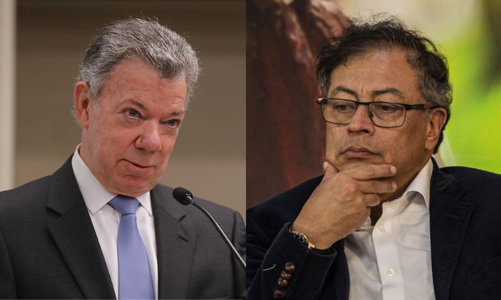 Santos le respondió a Petro y dijo que él salió muy contento de su gobierno: «Entregamos un país sin las Farc»