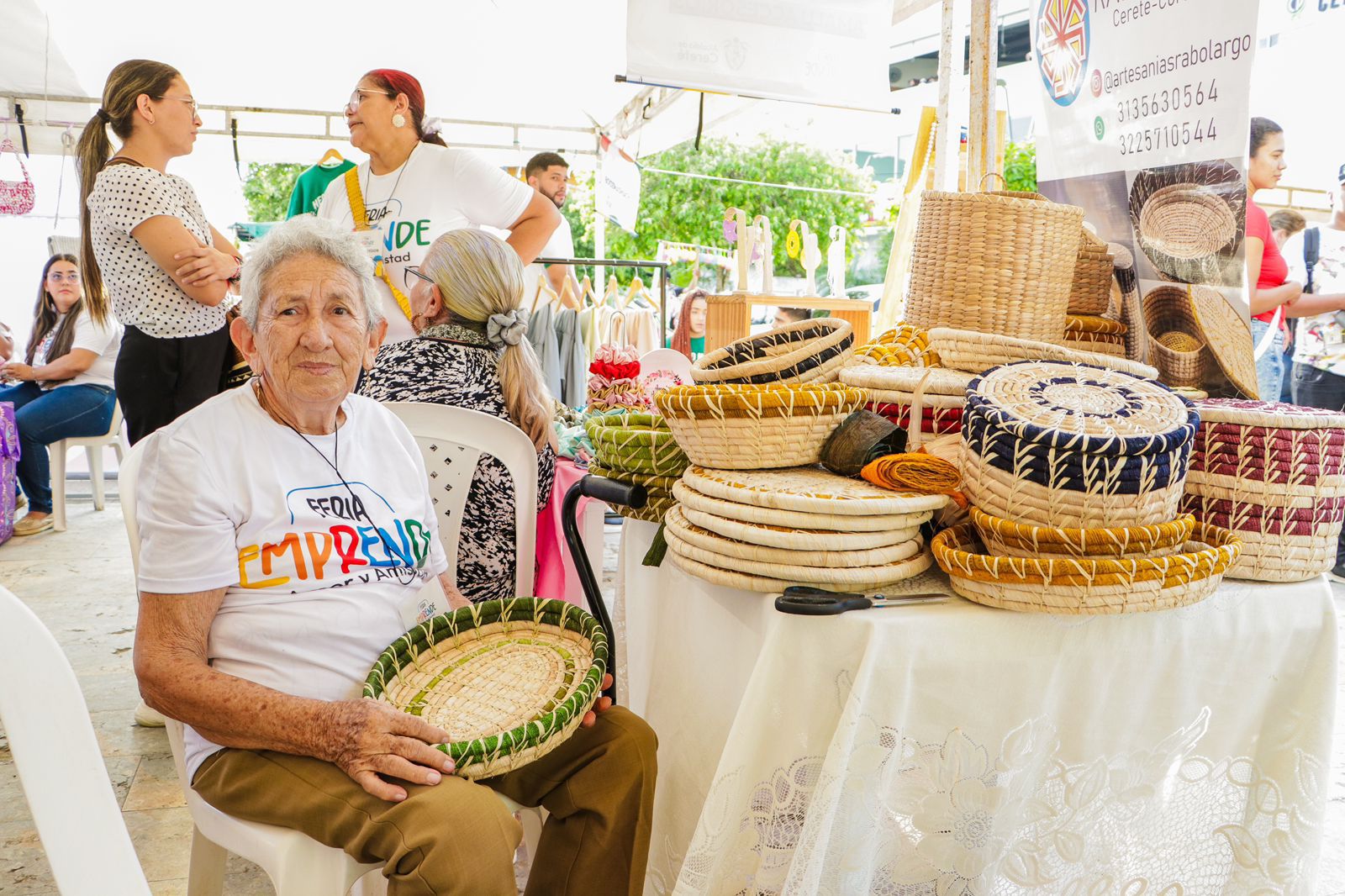 Más de 60 millones de pesos en ventas deja a los emprendedores cereteanos la Feria Emprende edición Amor y Amistad