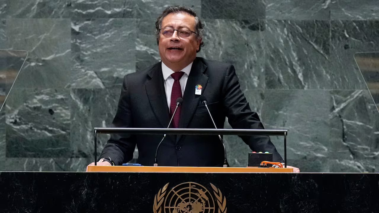 Presidente Petro en la Asamblea de la ONU le habló a las sillas vacías