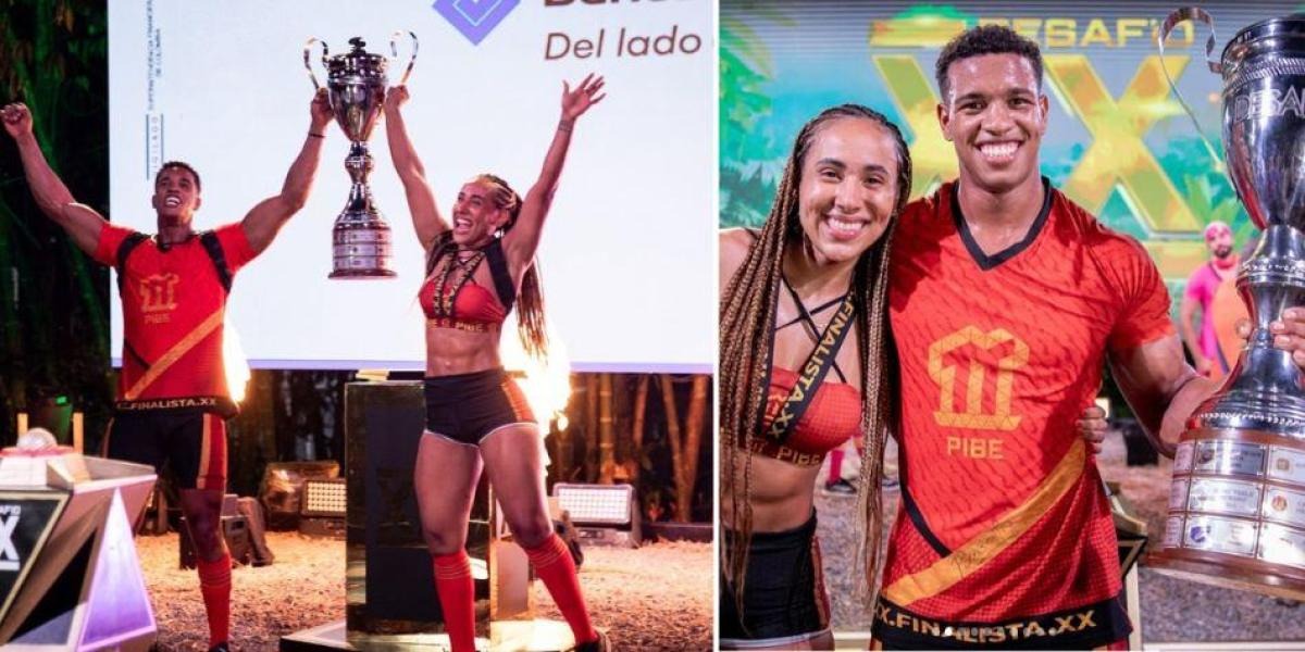 Kevyn y ‘Guajira’ se llevaron un millonario premio tras quedar campeones en el Desafío XX Años