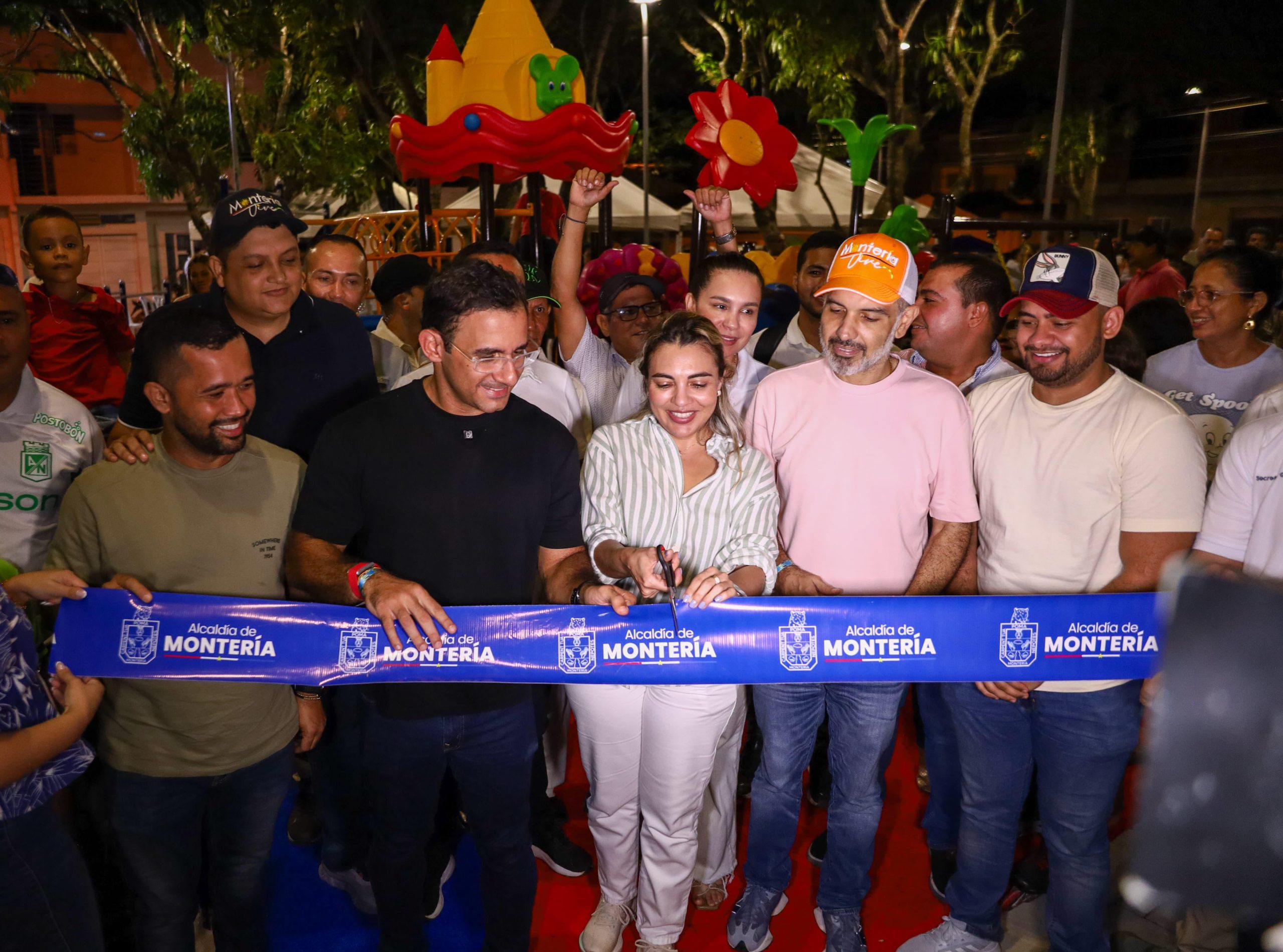 Un espacio para soñar: Alcalde Hugo Kerguelén inauguró parque de Las Viñas, la nueva joya de Montería