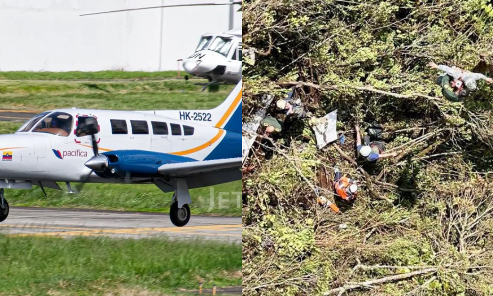 Autoridades recuperan cuerpos de 7 de las 10 víctimas del accidente aéreo en Urrao