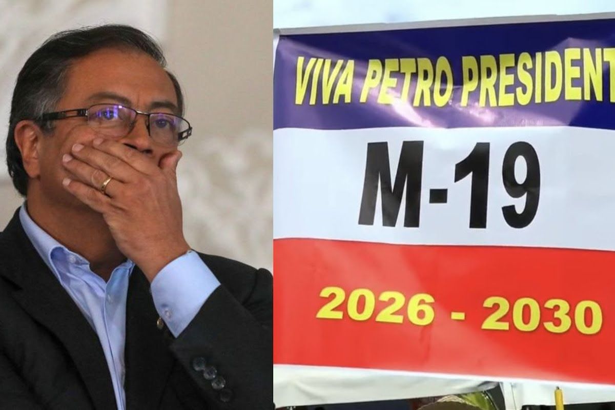 ¿Apología al terr0rrism0? Controversia por bandera del M-19 en pleno discurso de Petro