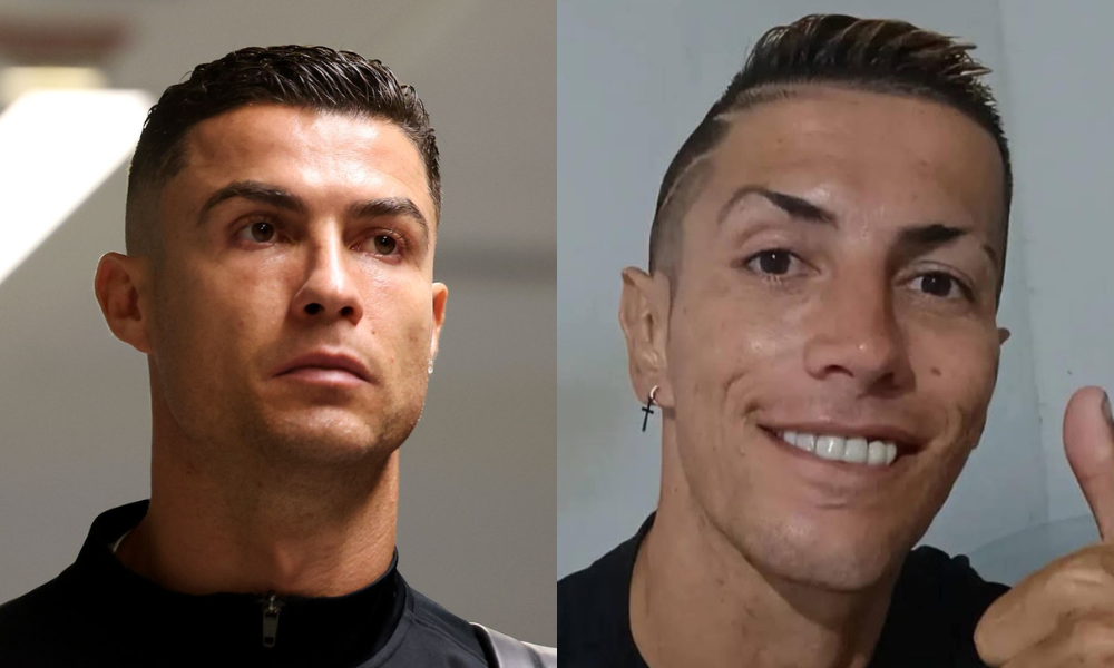 “Siuuu / Nouuu”: gemelo de Cristiano Ronaldo desata risas en redes sociales