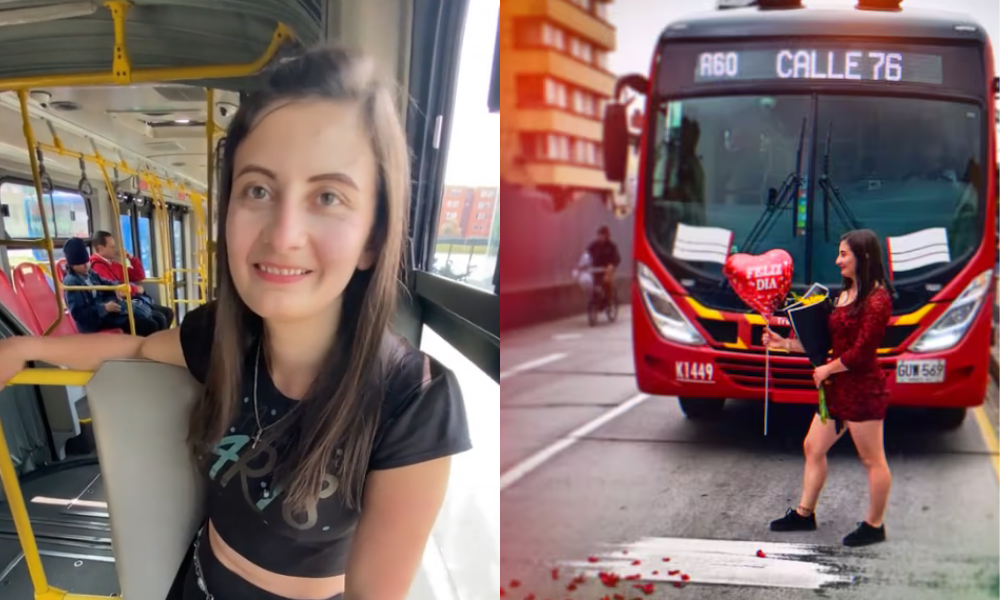 Mujer asegura que un bus de TransMilenio es su marido, tiene anillos y todo